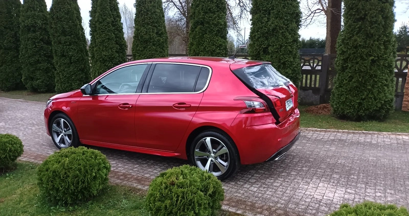 Peugeot 308 cena 39800 przebieg: 78000, rok produkcji 2019 z Kielce małe 79